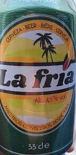 Cerveza La Fría 4.5%